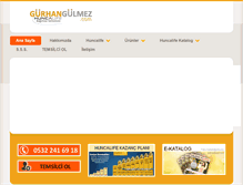 Tablet Screenshot of gurhangulmez.com